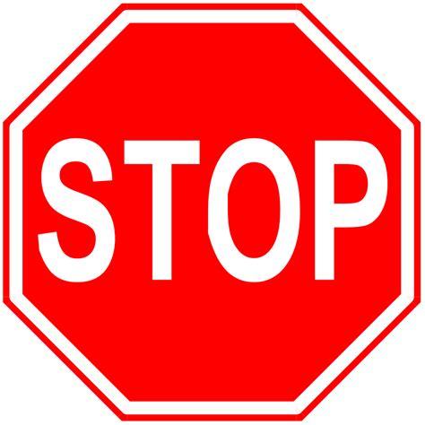 free stop sign clipart|blank stop sign image.